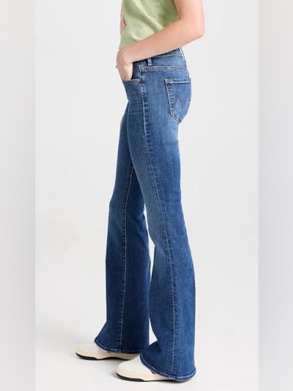 MOTHER The down low weekender heel jeans size 31